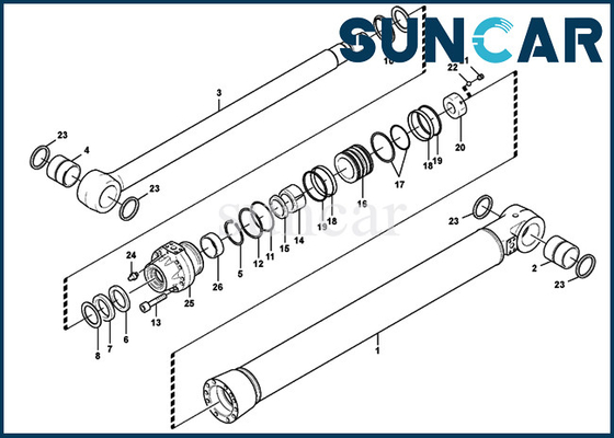satın al VOE14589336 Bom Silindiri Servis Kiti VOE 14589336 EC700B EC700C SUNCARVO.L.VO Conta Kitleri online manufacture