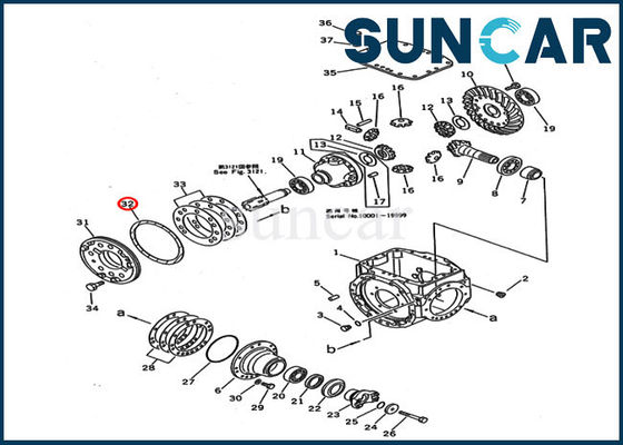 satın al 417-33-11430 Şanzıman Tamir Contası Halkası WA100-1 WA120-3 Yükleyiciler Komatsu Yedek Contası online manufacture
