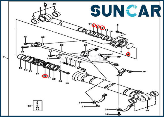 satın al 230CLC JOHN DEERE 9207059 Kol Silindiri Servis Kiti Mekanik Conta Değiştirme Kitleri online manufacture