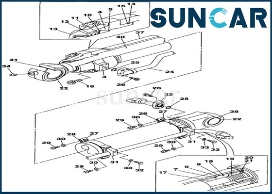 satın al Aşınma Direnci Conta Kiti LZ008380 Kova Silindiri Tamir Takımı CASE CX470C CX460'a Uyar online manufacture