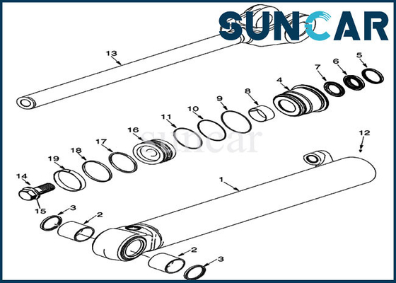 satın al Kasa Değiştirme Conta Kiti 8605262 Kaldırma Silindiri Kitleri Yükleyiciye Uyar 721E 721D 721F 721G online manufacture