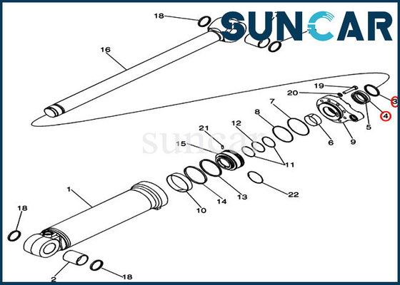 satın al 1542883C1 Eğim Silindir Contası Tamir Takımı Yükleyici 921 921C 921F Kasa Değiştirme Servis Parçaları online manufacture