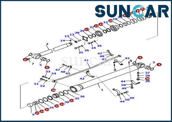 satın al 707-99-57150 Kol Silindiri Servis Kiti PC220-8M0 Yedek Komatsu Ekskavatör Sızdırmazlık Kiti online manufacture