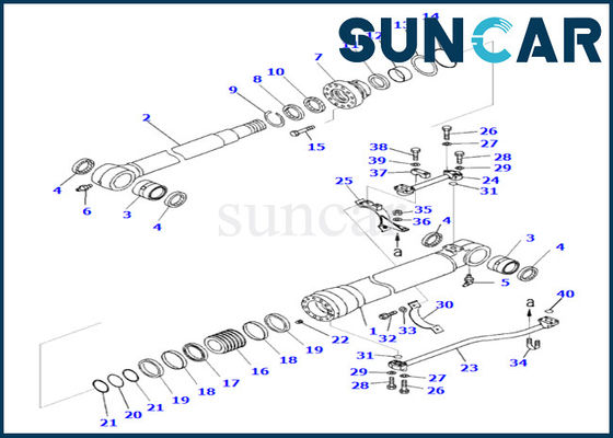 satın al Sökücü Silindir Conta Takımı Sökücü Silindir Tamir Takımı 7079937090 707-99-37090 PC490LC-10'a Uyar PC490LC-11 Komatsu online manufacture