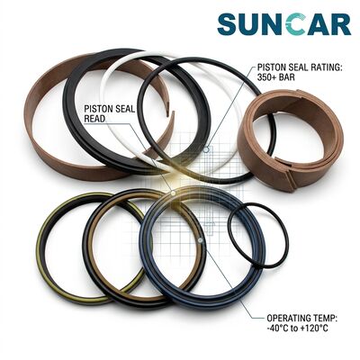8T-1392 7X-2764 185-7019 Tilt Cylinder Seal Kit for C.A.T 910 931B