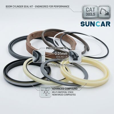 163-7006KT 163-7007KT Boom Cylinder Seal Kit For C.A.T. 303.5